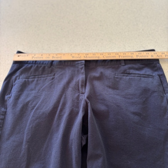 Lane Bryant The Allie Capri Pants Womens Plus Size 16 Navy Blue Classic Stretch - Picture 3 of 16